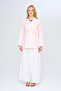 Women's Powder Shirt with Side Laces and Openwork Detail - 3