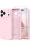 Magnetic for iPhone 17 Pro Case Silicone Chalk Pink | Fit for MagSafe, Screen Protector, Full Camera Protection, Premium Silicone Shockproof Protective Phone Case for iPhone 17 Pro