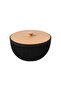 3 Pieces 4-Compartment Snack Bowl with Lid |   Multi-Purpose Serving and Storage Container | - 6