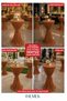 Dertsiz Tied Bistro Tablecloth - Wedding Event Organization Hotel Restaurant Cocktail Table Cover - 6