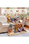 MSGKV Boho Throw Blanket 100% Cotton Blankets for Bed Couch 60'x80', Soft Fall Mexican Blanket Trave - 2