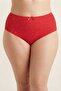 Women's 5-Pack Cotton High-Waisted Plus Size Panties - Lace Front Gathering Underwear Set - Sleep Band Gift - 5