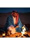 بطانية خفيفة الوزن، مقاس 230 × 170 سم، 350 جرام لكل متر مربع، بطانية ناعمة من الصوف. - 3