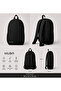Black Waterproof Everyday Backpack