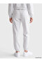 Vizyon New Season Gray Embroidered Women's Thick Jogger Sweatpants - 4