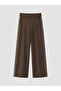 Brown Stripe Detailed Soft Touch Women's Sweatpants