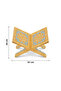 Gold-Looking Blue Patterned Decorative Quran Holder - 5