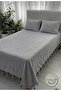 Bedspread Shaç Örgü %Cotton Double Size