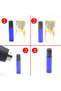 for 10ml Roll Bottle 200Pcs Clear PVC Heat Shrink Wrap Film for Essential Oils Roll Bottles 10ml Shr - 3