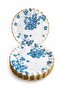 Blue Flower 26 cm Diameter Serving Plate.
