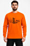 Hunting Hunting Hunter and Setter Dog Printed 100% Cotton Crew Neck Basic 24/1 Long Sleeve T-Shirt