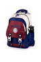 Premium Imported Waterproof Fabric Luxury School, Sports, Travel, Laptop Backpack with Pen Holder Claret Red Laci 11D - 6