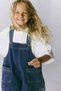 La Ciel Paris Girls' Denim Overalls Blue - 2