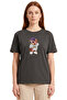 Women's Smoked Lovely Teddy Bear Printed T-Shirt 100% Cotton Comfortable Fit