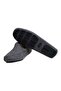 Gray Color Laceless Genuine Suede Leather Men's Shoes - 3