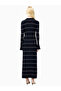Women Ottie Knitted Stripe Maxi Dress - 2
