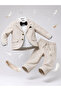 Boy's Linen Effect Suit - 3