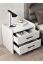40×40×60CM Bedside Storage Cabinet With Drawer, Nightstand Side Table, Modern End Table, Chest of Drawers