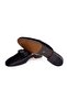 Black Color Laceless Genuine Velvet Men's Half Shoes - 3