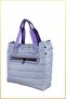Mely Parachute Fabric Large Size Hand and Shoulder Bag - Lilac - 6