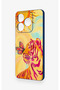 Realme C63 Compatible Tiger of the Sun Patterned Silicone Case - 4