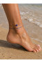 Adjustable Gold & Silver Evil Eye Beaded Anklet Set with Drawstring - Does Not Tarnish - 3
