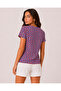 Women's V-Neck Short Sleeve Fish Pattern T-Shirt - 3