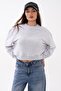 Women's Oversize Short Sweatshirt 265122 -