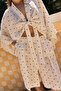 White Front-Tie Polka Dot Kimono Set - 51432 - 3