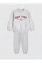 Vizyon New Season White New York Printed Baby Boy Tracksuit Set - 3