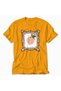 Rustic Peach Graphic T-Shirt - Yellow - 5