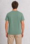 Abstract Kiwi Texture Print T-Shirt - Green - 2