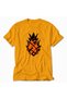 Minimalist Dragon Fruit Graphic Print T-Shirt - Yellow - 5