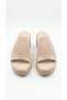 Beige women's wedge heel slipper 581.232-460 - 5