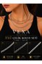 Vexa Accessory Trio Steel Necklace Set Silver Color Tarnish Resistant Steel Necklace Unisex - 4