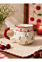 Cherry Patterned Handmade Ceramic Mug |   Decorative Gift Mug