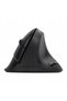 Mouse wireless 2.4G vertical pentru computer SILENT negru - 2