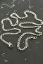 Oval Chain Steel Necklace 55 cm
