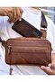 Genuine Leather Zippered Premium Crossbody Bag 2161 - 2