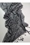 Paisley Patterned Double-Sided Jacquard Shawl 70 X 200 cm – Soft Textured - 2