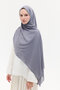 Jakar Rami Shawl Labyrinth Pattern - Gray - 4
