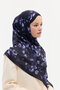 Freya Rami Shawl - Navy Blue - 4