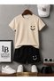 Summer Shorts T-Shirt Unisex (Smiling Face)