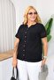 Plus Size Embroidered Linen Shirt - 2