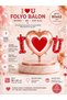 I Love You Foil Balloon 80X62 cm Helium Compatible I Love You Romantic Balloon with Heart for Lover - 2