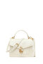 Women's Cream Long Strap Snake Pattern Mini Shoulder Bag 26Sbd249440
