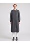 College Collar Lyocell Viscose Giy Çık Charcoal Gray - 2