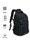 Stylish & Durable Everyday premium Carry Backpack - 19" (Article BPHW2018) - BLACK - 3