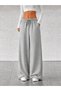 Opportunity Product Women's 3-Pack Black Gray Navy Blue High Waist Wide Leg Sweatpants - 5