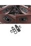 For Bmw 3Ve5 Series F10 F30 F32 F34 F36 F18 2011-2017 Glass Button Panel Carbon Set 4 Pieces - 2